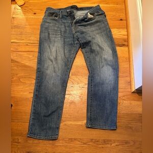Lucky Brand Men's Straight Blue Jeans